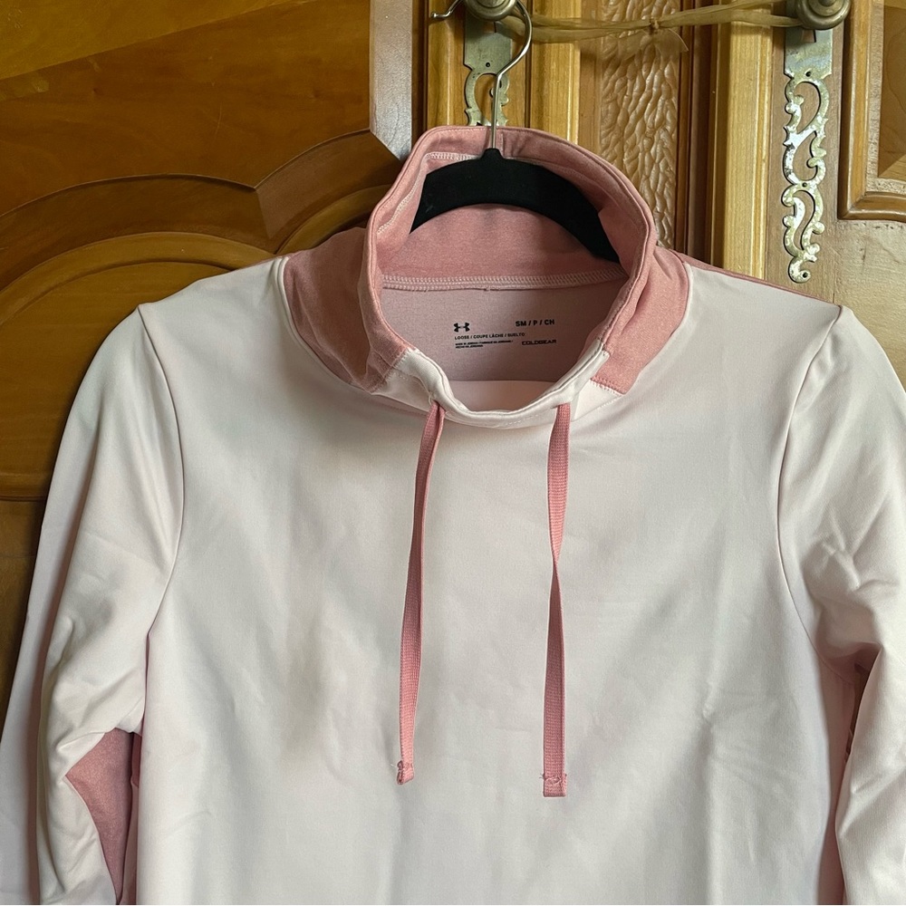Under Armour Pink Pull Over - Picture 2 of 4
